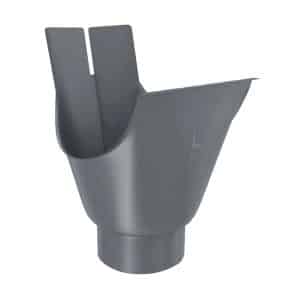 Zambelli Einhangstutzen Halbrund DN80 250/8 teilig Verzinkt Anthrazit