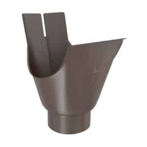 Zambelli Einhangstutzen Halbrund DN80 250/8 teilig Verzinkt Kupferbraun