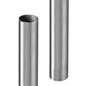 Zambelli Fallrohr Gefalzt 2m DN 80 Zink Silber Dachentwässerung