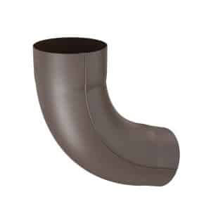 Zambelli Fallrohrbogen 85 Grad DN 80 mit Wulst Kupferbraun Verzinkt