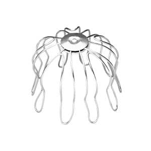 Zambelli Laubfangkorb DN 87-100 Verzinkt Silber Dachrinnen Laubschutz