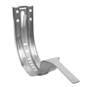 Zambelli Stirnbretthalter Halbrund 280/7 teilig Verzinkt Silber