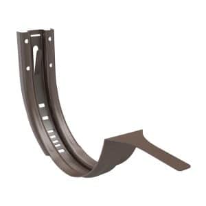 Zambelli Stirnbretthalter Halbrund 333/6 teilig Verzinkt Kupferbraun