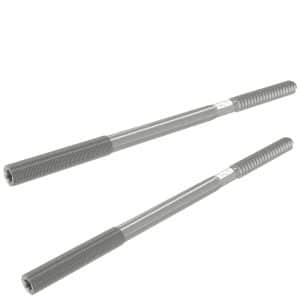 Zambelli Stockschraube für Rohrschelle 140mm M10 Verzinkt Silber