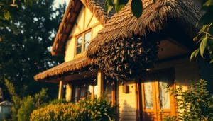 was tun bei wespennest im dach